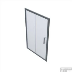 B&w-luxury Profilo Schuifdeur 2delig 120x195 Chroom-helder Clean -Winkel Voor Badkamerdouchebenodigdheden 10771