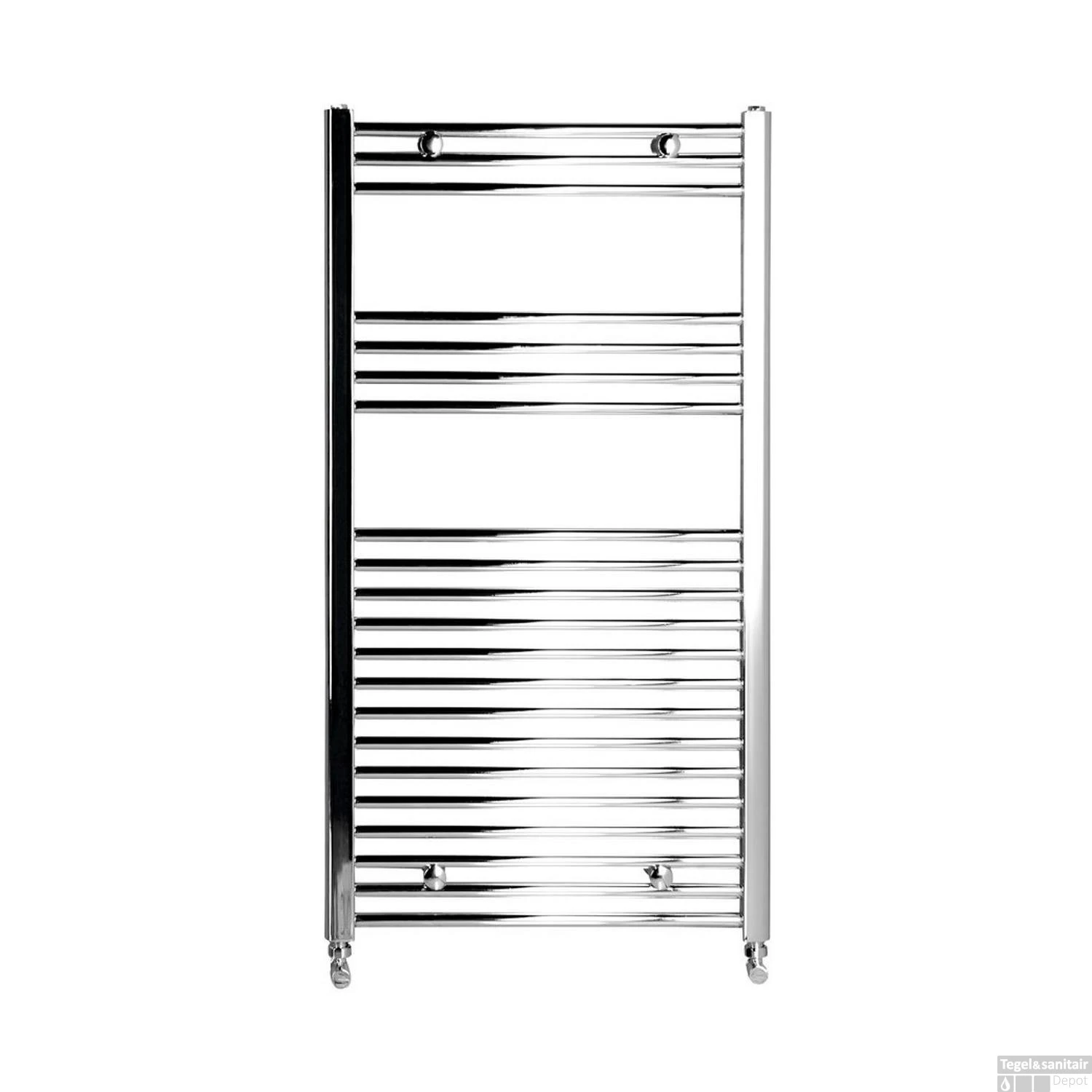 Handdoekradiator Sapho Alya Recht 60x111.8 Cm 364W Chroom 1 Handdoekradiator Sapho Alya Recht 60x111.8 Cm 364W Chroom