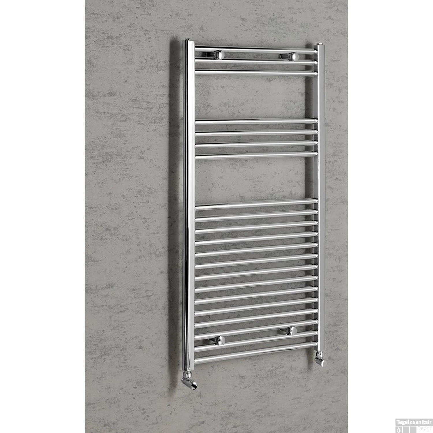 Handdoekradiator Sapho Alya Recht 60x111.8 Cm 364W Chroom 3 Handdoekradiator Sapho Alya Recht 60x111.8 Cm 364W Chroom - Afbeelding 3