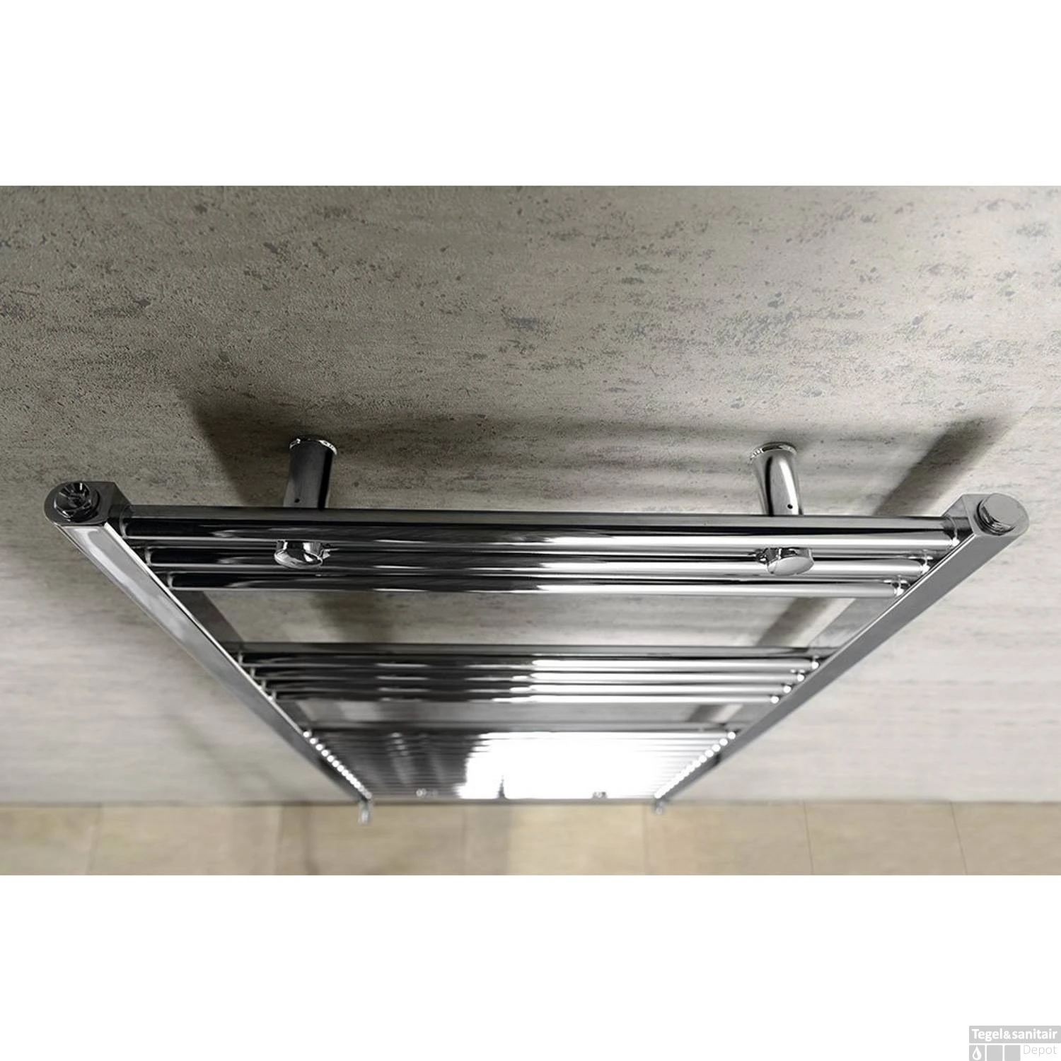 Handdoekradiator Sapho Alya Recht 60x111.8 Cm 364W Chroom 6 Handdoekradiator Sapho Alya Recht 60x111.8 Cm 364W Chroom - Afbeelding 6