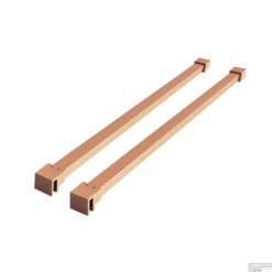 2x Stabilisatiestang Wiesbaden Slim 120 Cm Koper