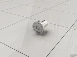 Plafond Stabilisatiestang Wiesbaden Rond 100cm Inkortbaar Chroom -Winkel Voor Badkamerdouchebenodigdheden 20.3866 1