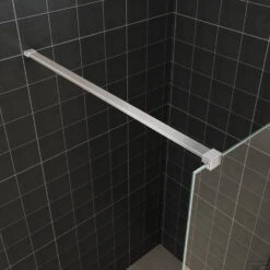 Douchewand Wiesbaden Met RVS Profiel 100x200 Cm 10mm NANO Glas -Winkel Voor Badkamerdouchebenodigdheden 20.3934 2 1