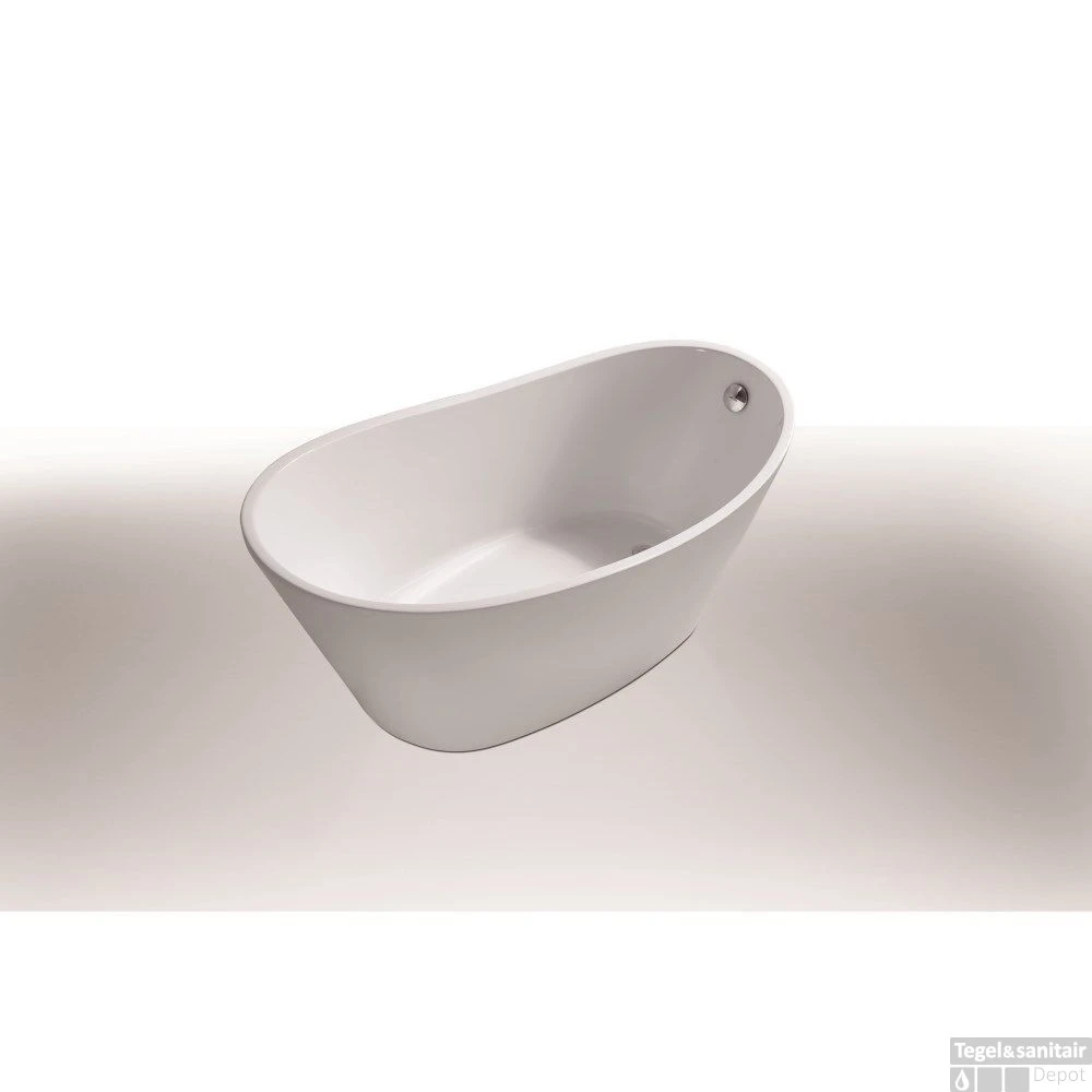 Ligbad Wiesbaden Trapeze Vrijstaand Acryl 170x77 Wit 3 Ligbad Wiesbaden Trapeze Vrijstaand Acryl 170x77 Wit - Afbeelding 3