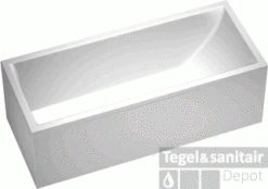 Laufen Pro Bad 180x80 Cm. Met Frame En L-paneel Rechts Wit -Winkel Voor Badkamerdouchebenodigdheden 2329560000001 main 2