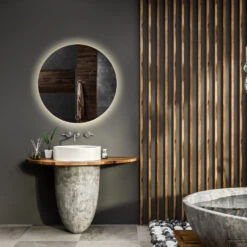 BWS Badkamerspiegel | Spark | Rond | Met LED Verlichting | 70cm