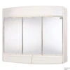 Spiegelkast Differnz Topas Eco Met 3 Deuren En Verlichting 53x60x18 Cm Wit