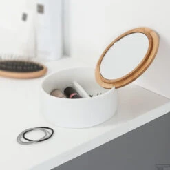 Spiegeldoosje Vrijstaand Sealskin Grace Wit -Winkel Voor Badkamerdouchebenodigdheden 361912710 sfeer 2