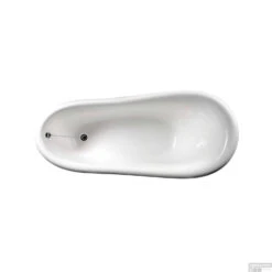 Vrijstaand Bad Sapho Retro 173x75x84 Cm Wit Met Leeuwenpoten Chroom -Winkel Voor Badkamerdouchebenodigdheden 36622 vrijstaand bad sapho retro 173x75x84 cm wit met leeuwenpoten chroom 3