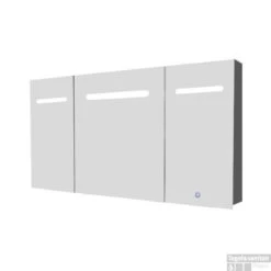 Spiegelkast Best Design Aluma Incl. LED Verlichting 100x80cm