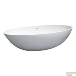Vrijstaand Bad Best Design Solid New-Stone Mat Wit 180x85x52cm