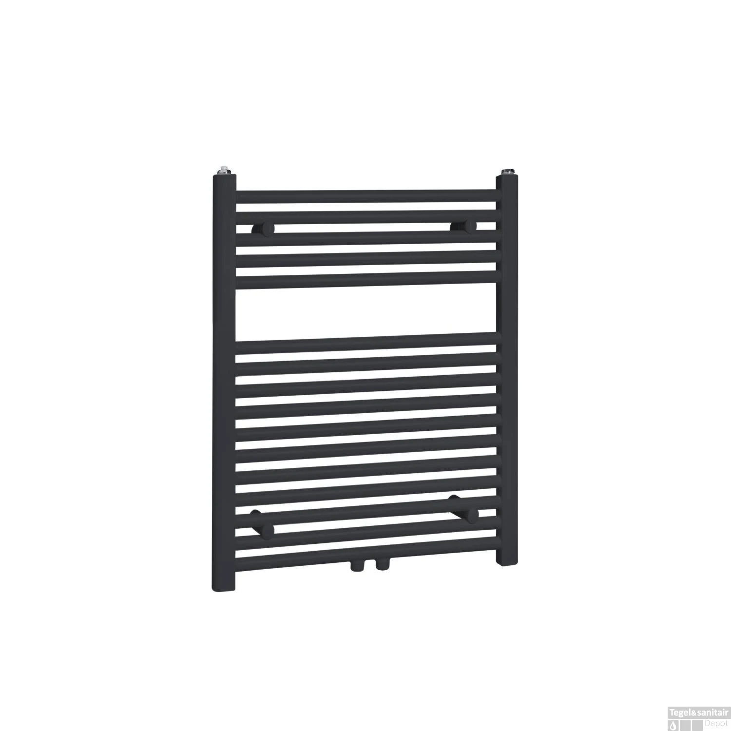 Handdoekradiator Best Design Zero Recht 77x60 Cm Zwart 1 Handdoekradiator Best Design Zero Recht 77x60 Cm Zwart