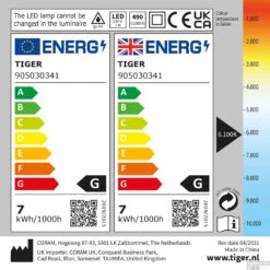 LED Spiegel Verlichting Tiger Aurel 6100K 30 Cm Chroom -Winkel Voor Badkamerdouchebenodigdheden 4008919050402 9