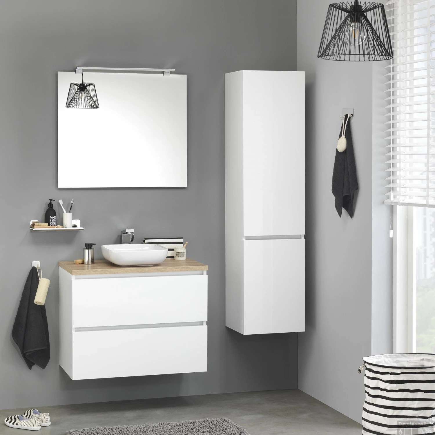 Spiegel Verlichting Tiger Helena LED 4000K 60 Cm Chroom 2 Spiegel Verlichting Tiger Helena LED 4000K 60 Cm Chroom - Afbeelding 2