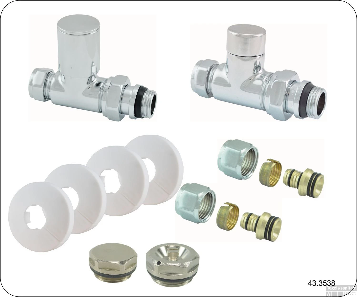 Riko Luxe Rad.aansluitset Recht 1 Riko Luxe Rad.aansluitset Recht