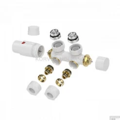 Set Thermostatisch Onderblok Riko Elay Haaks Links/rechts Glans Wit