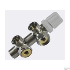 Onderblok Radiatoraansluitset Wiesbaden 16x2,0 +15 Knel Haaks Rechts Aansluiting Geborsteld Staal (RVS Look) 11 Onderblok Radiatoraansluitset Wiesbaden 16x2,0 +15 Knel Haaks Rechts Aansluiting Geborsteld Staal (RVS Look) -Winkel Voor Badkamerdouchebenodigdheden 43.3682