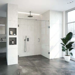 Complete Profielloze Nisdeur 2-Delig Draaideur 70cm (Alle Kleuren En Maten) -Winkel Voor Badkamerdouchebenodigdheden 4jc14 100 70m 1