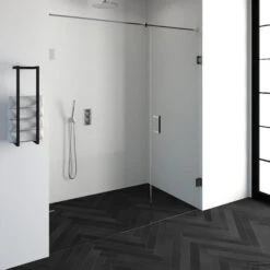 Nisdeur Compleet Just Creating Profielloos 2-Delig 180x200 Cm 110/70 Chroom