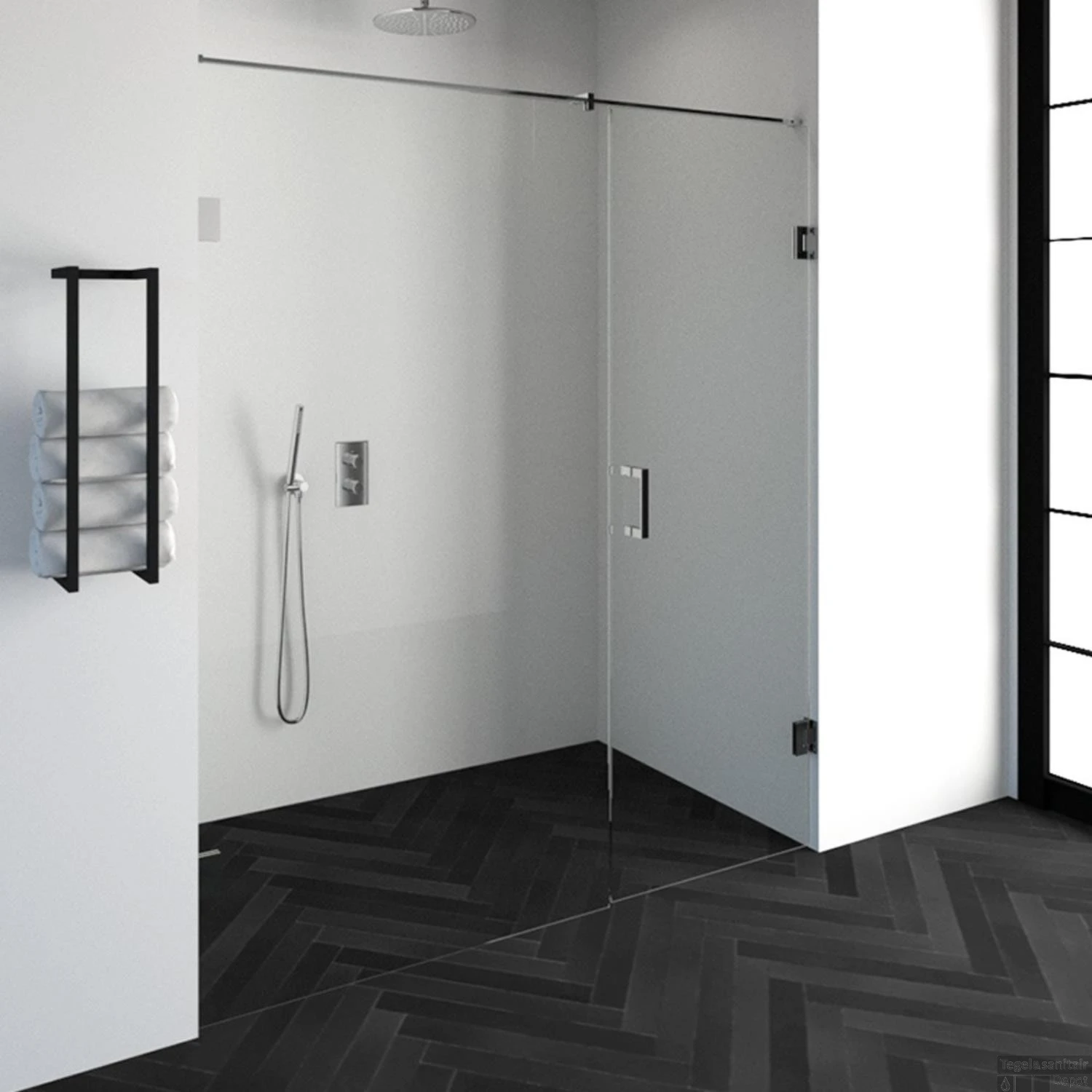 Nisdeur Compleet Just Creating Profielloos 2-Delig 180x200 Cm 110/70 Chroom 1 Nisdeur Compleet Just Creating Profielloos 2-Delig 180x200 Cm 110/70 Chroom