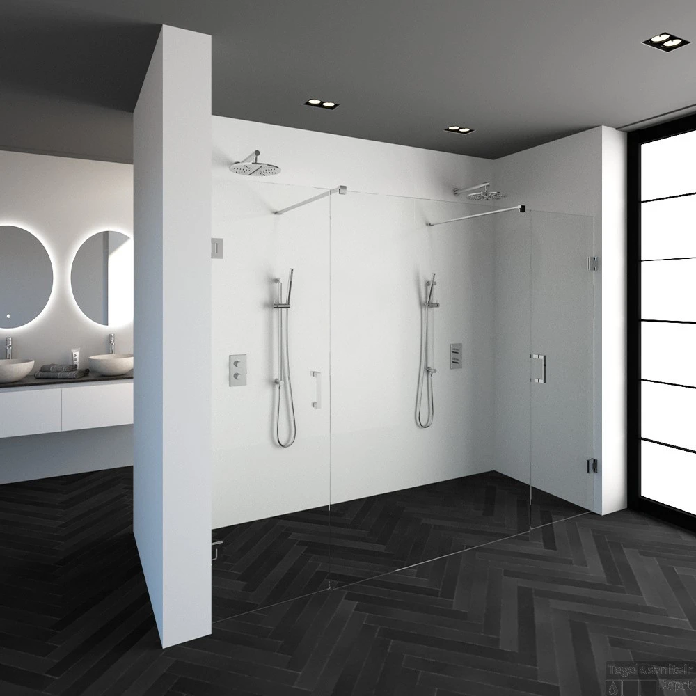 Niscabine XL Compleet Just Creating 260x200 Cm 60/140/60 Chroom 2 Niscabine XL Compleet Just Creating 260x200 Cm 60/140/60 Chroom - Afbeelding 2