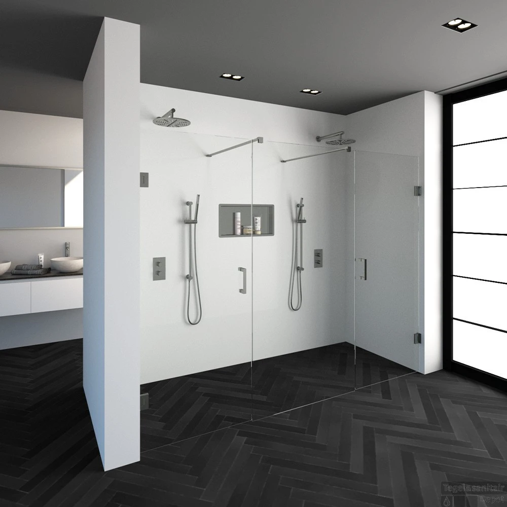 Niscabine XL Compleet Just Creating 260x200 Cm 80/100/80 RVS 2 Niscabine XL Compleet Just Creating 260x200 Cm 80/100/80 RVS - Afbeelding 2