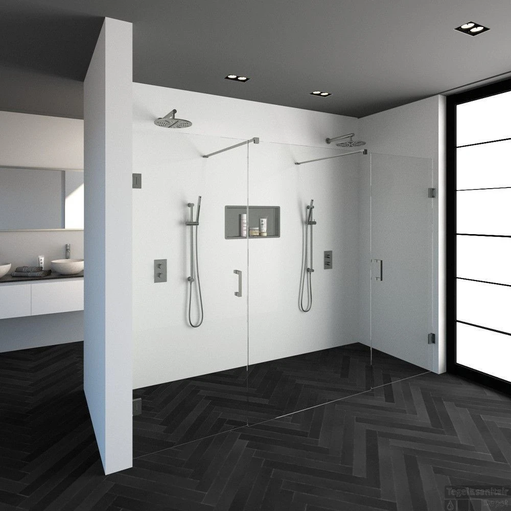 Niscabine XL Compleet Just Creating 280x200 Cm 80/120/80 RVS 2 Niscabine XL Compleet Just Creating 280x200 Cm 80/120/80 RVS - Afbeelding 2