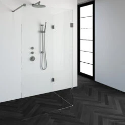 Inloopdouche Compleet Just Creating Profielloos 90x110 Cm Reversed RVS