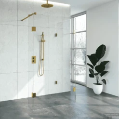 Inloopdouche Compleet Just Creating Profielloos 90x110/30 Cm Reversed Goud