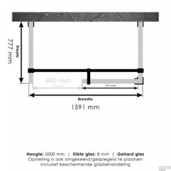Inloopdouche Compleet XL Just Creating Profielloos 80x160 Cm Chroom 11 Inloopdouche Compleet XL Just Creating Profielloos 80x160 Cm Chroom -Winkel Voor Badkamerdouchebenodigdheden 4jc6 80x160 t 1
