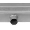 Easydrain Compact Wall Zero Afvoergoot 6x80 Cm. Zijuitlaat Rvs