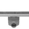 Easydrain Tegeldrain Tegel Afv.goot 9,8x60cm.m/sifon (tgl.roosterd.12mm Rvs