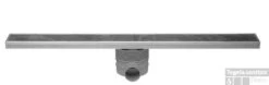 Easydrain Tegeldrain Tegel Afv.goot 9,8x60cm.m/sifon (tgl.roosterd.12mm Rvs