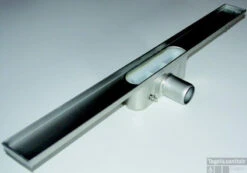 Aco Showerdrain C Douchegoot 88,5x7 H=9,2 Ss=50mm. Zonder Flens Rvs