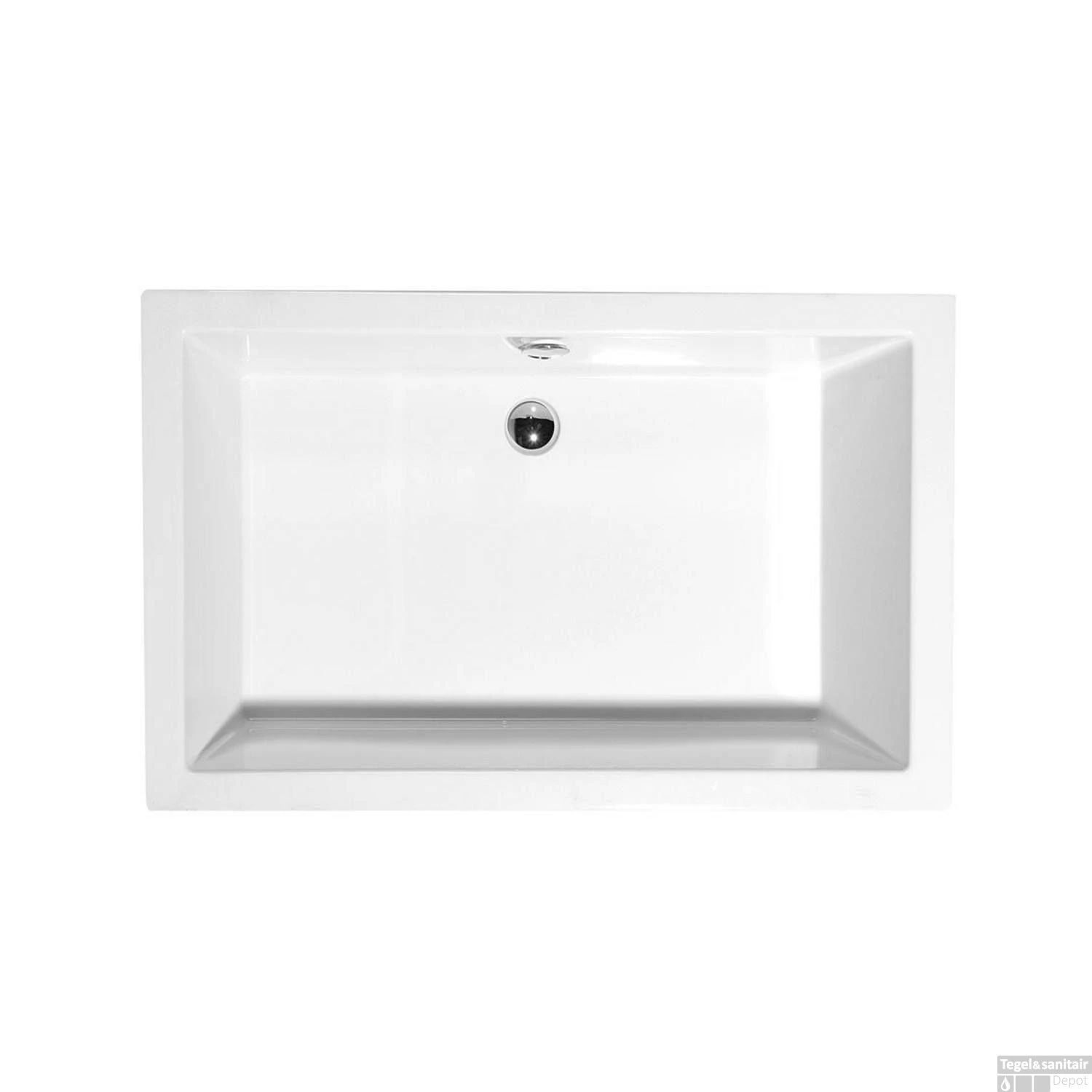 Extra Diepe Douchebak Sapho Deep 100x90x26 Cm Rechthoekig Acryl Wit 1 Extra Diepe Douchebak Sapho Deep 100x90x26 Cm Rechthoekig Acryl Wit
