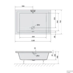 Extra Diepe Douchebak Sapho Deep 110x75x26 Cm Rechthoekig Acryl Wit 19 Extra Diepe Douchebak Sapho Deep 110x75x26 Cm Rechthoekig Acryl Wit -Winkel Voor Badkamerdouchebenodigdheden 72883 extra diepe douchebak sapho deep 110x75x26 cm rechthoekig acryl wit 10