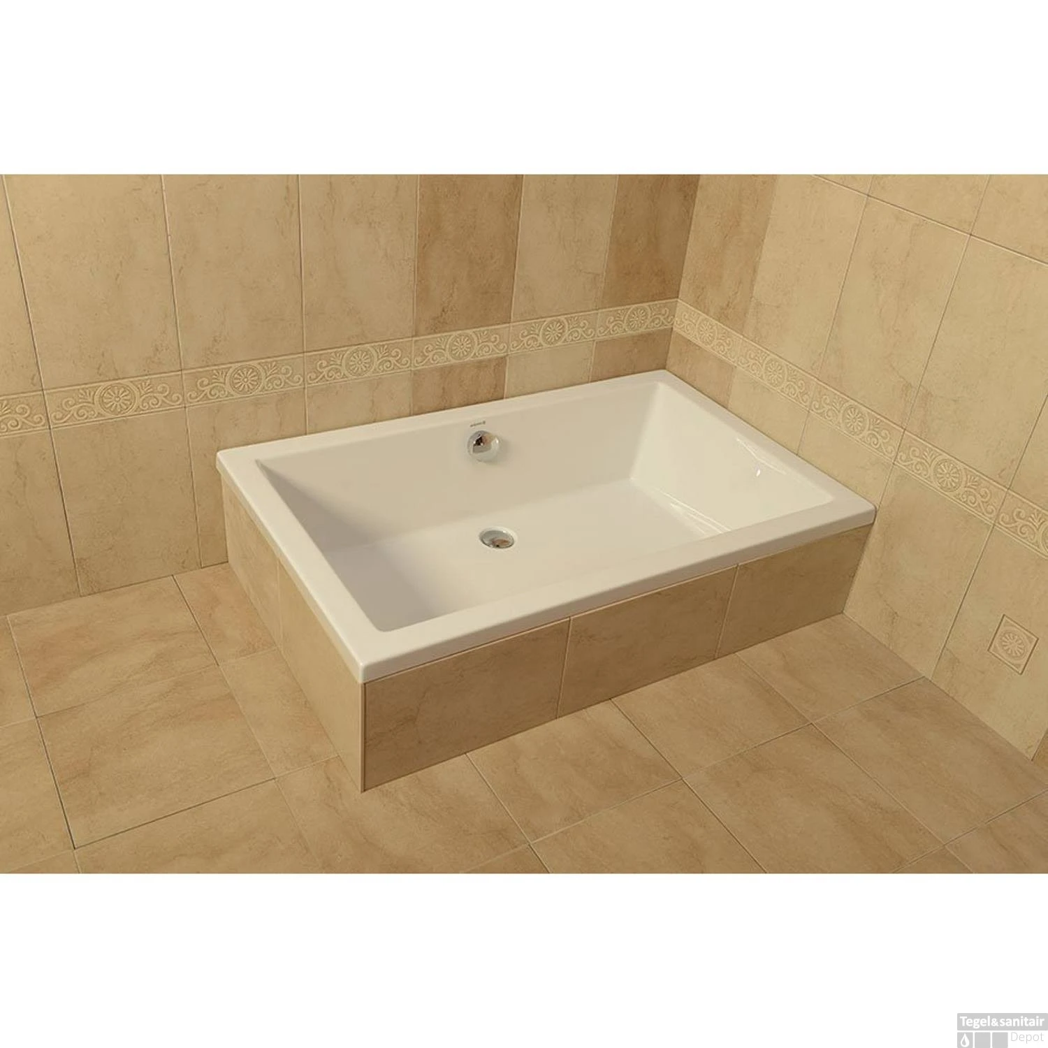 Extra Diepe Douchebak Sapho Deep 110x75x26 Cm Rechthoekig Acryl Wit 4 Extra Diepe Douchebak Sapho Deep 110x75x26 Cm Rechthoekig Acryl Wit - Afbeelding 4