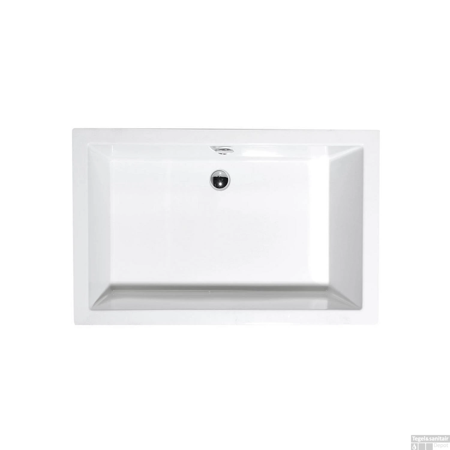 Extra Diepe Douchebak Sapho Deep 110x75x26 Cm Rechthoekig Acryl Wit 1 Extra Diepe Douchebak Sapho Deep 110x75x26 Cm Rechthoekig Acryl Wit