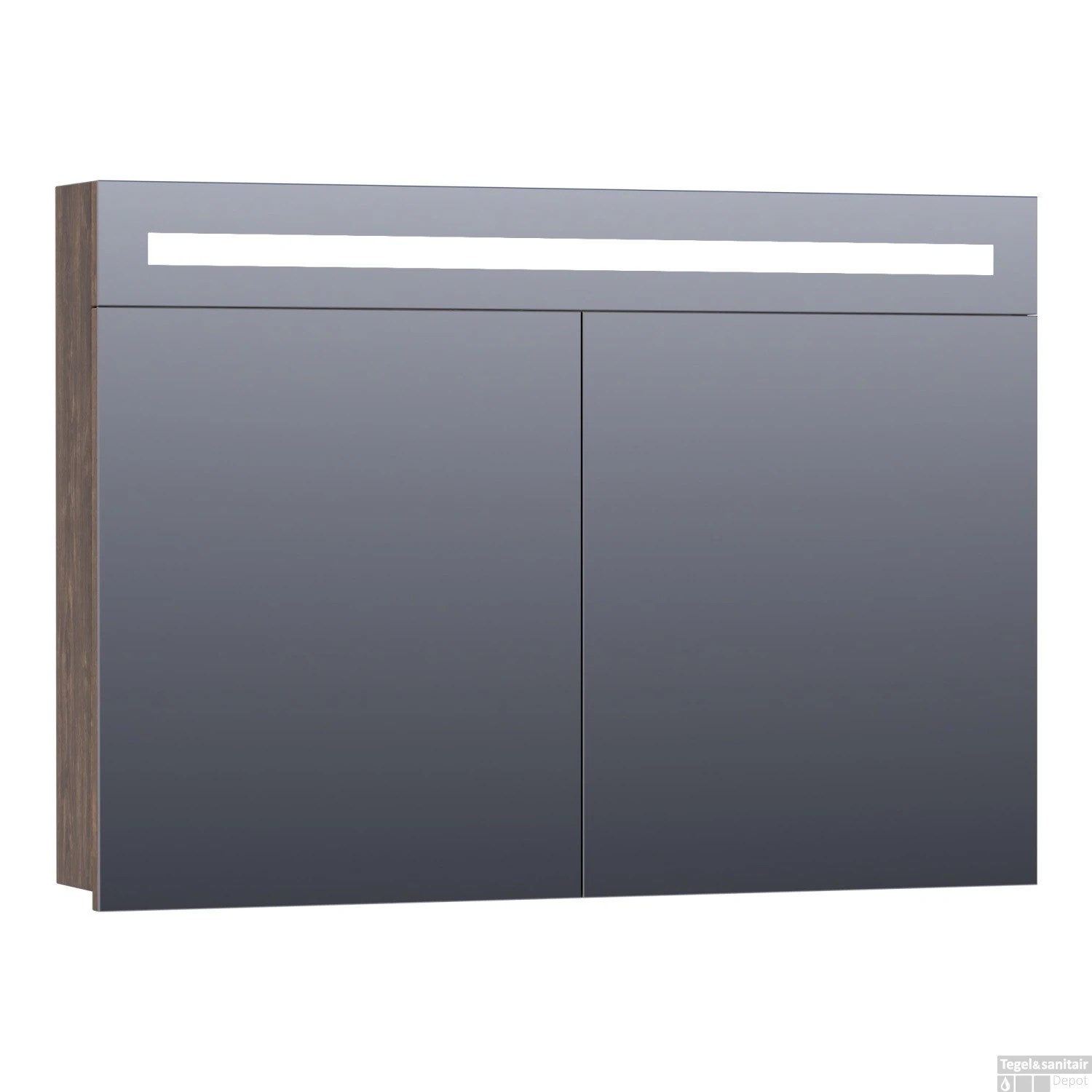 Spiegelkast 2.0 Exclusive Line 100cm Burned Bark