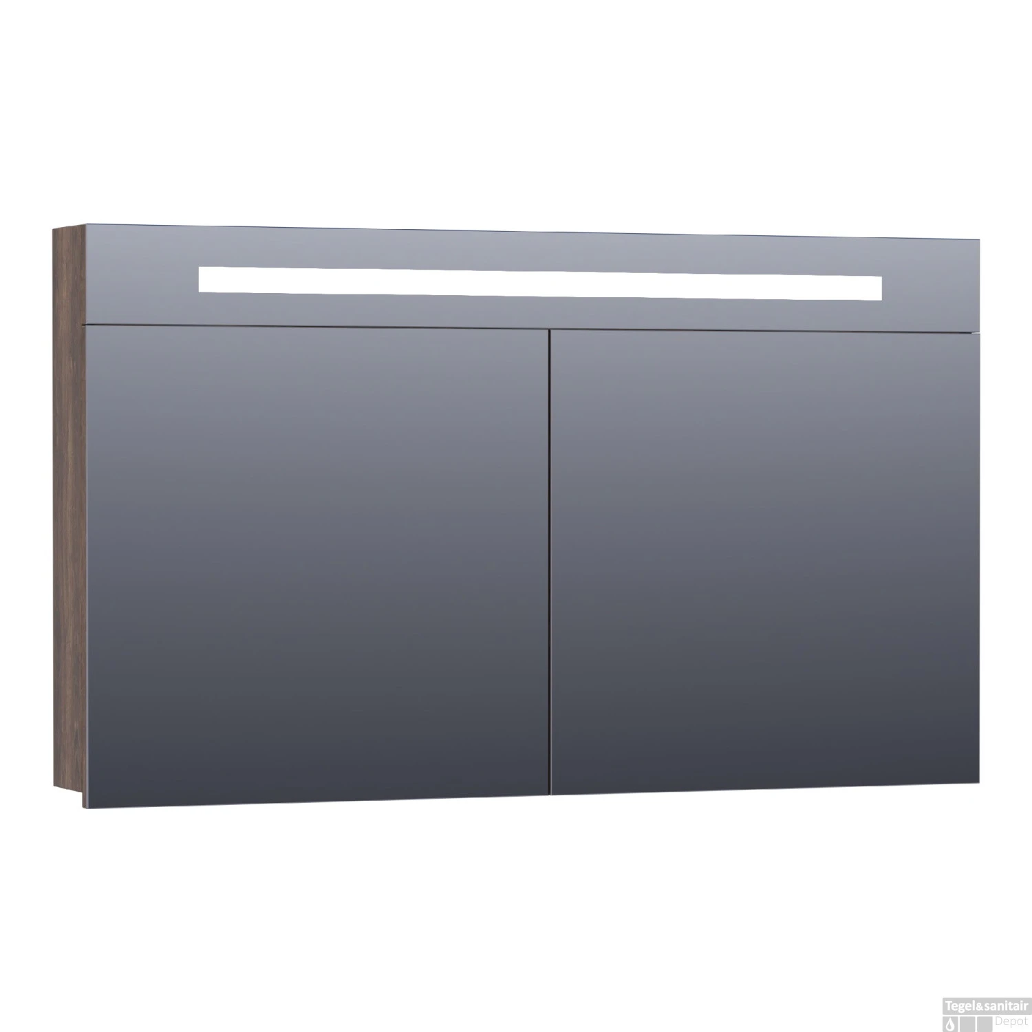 Spiegelkast 2.0 Exclusive Line 120cm Burned Bark 1 Spiegelkast 2.0 Exclusive Line 120cm Burned Bark