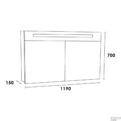 Spiegelkast 2.0 Exclusive Line 120cm Burned Bark 5 Spiegelkast 2.0 Exclusive Line 120cm Burned Bark -Winkel Voor Badkamerdouchebenodigdheden 7349 spiegelkast 2.0 exclusive line 120cm burned bark tech