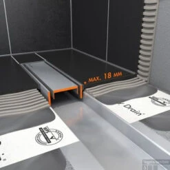 Easydrain Compact Taf Modulo Design Douchegoot 80 Cm.met Rooster Zero+-waterslot 30mm. Rvs Geborsteld 6 Easydrain Compact Taf Modulo Design Douchegoot 80 Cm.met Rooster Zero+-waterslot 30mm. Rvs Geborsteld -Winkel Voor Badkamerdouchebenodigdheden 81493