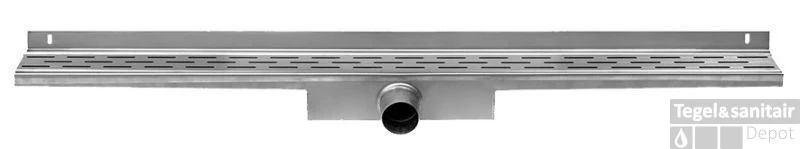 Easydrain Compact Wall 30 Afvoergoot 6x90 Cm. Zijuitlaat Rvs 1 Easydrain Compact Wall 30 Afvoergoot 6x90 Cm. Zijuitlaat Rvs