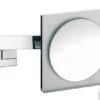 Emco Asis Scheerspiegel Vierkant 22cm.led Verlichting X3 Chroom
