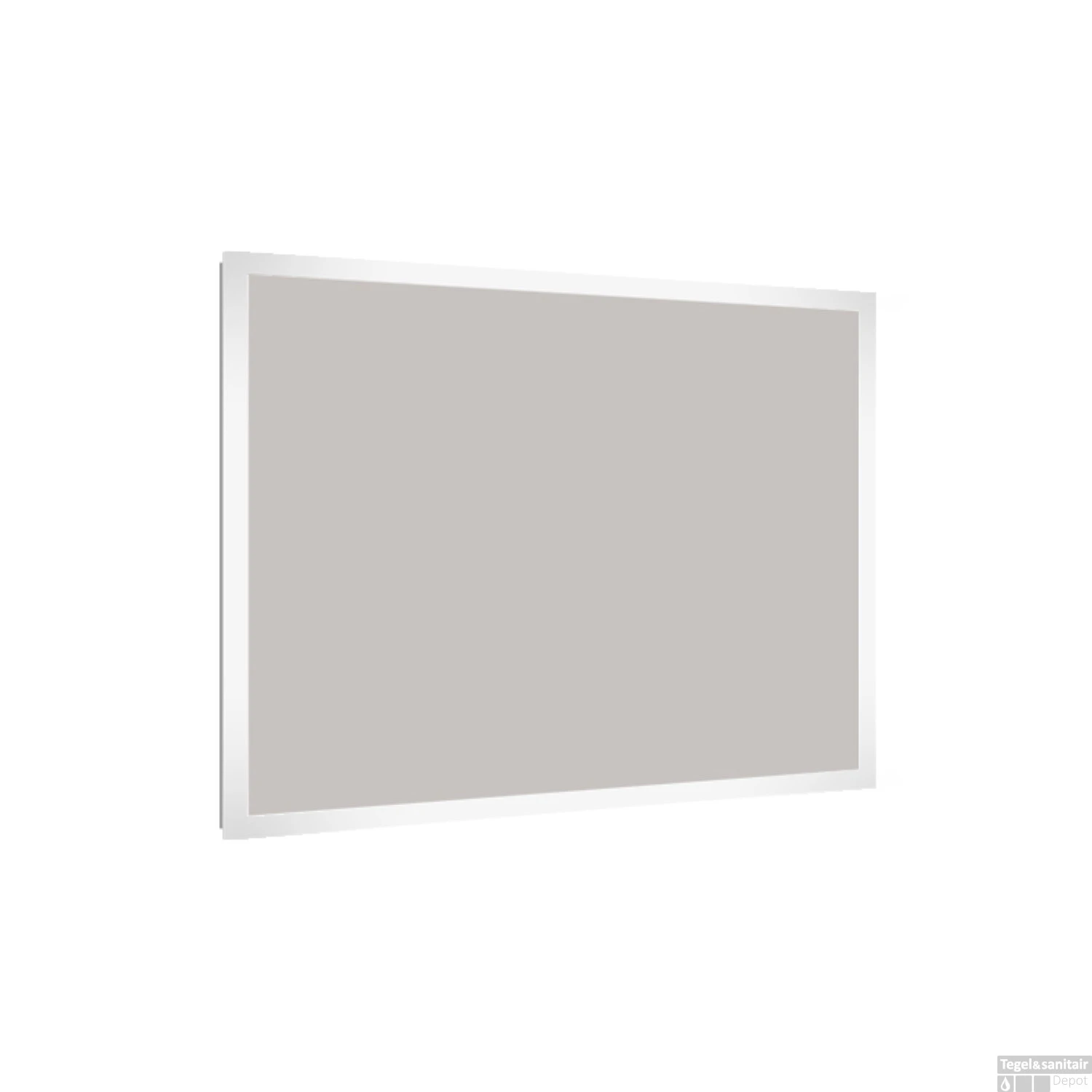 Badkamerspiegel Allibert Kold LED Verlichting Rechthoek 100x80x3 Cm 1 Badkamerspiegel Allibert Kold LED Verlichting Rechthoek 100x80x3 Cm