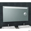 Badkamerspiegel Boss & Wessing Mire Rechthoek Inclusief LED Verlichting + Scheerspiegel 140 Cm