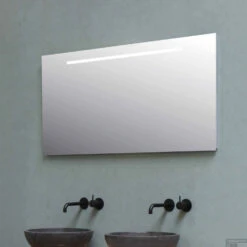 Badkamerspiegel BWS Salt Met LED 120x60 Cm Zilver