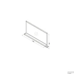 Badkamerspiegel Casajoy 120x70cm Met Planchet, Ledverlichting En Anticondens Zwart -Winkel Voor Badkamerdouchebenodigdheden badkamerspiegel casajoy 120x70cm met planchet ledverlichting en anticondens zwart tech