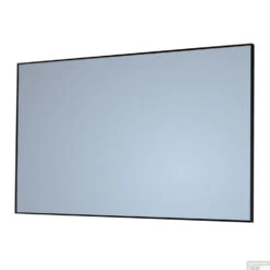 Badkamerspiegel Sanicare Q-Mirrors 100x70x2cm Zwart