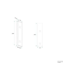 BWS Apollo Zijwand Met Muurprofiel 30x200 Cm 10mm NANO Glas -Winkel Voor Badkamerdouchebenodigdheden bws apollo zijwand met muurprofiel 30x200 cm 10mm nano glas tech